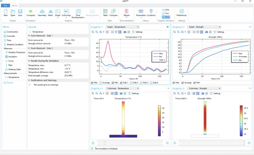 Comsol Standalone Simulation App Guides Project Decisions at Construction Sites